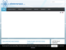 Tablet Screenshot of elettrorava.com